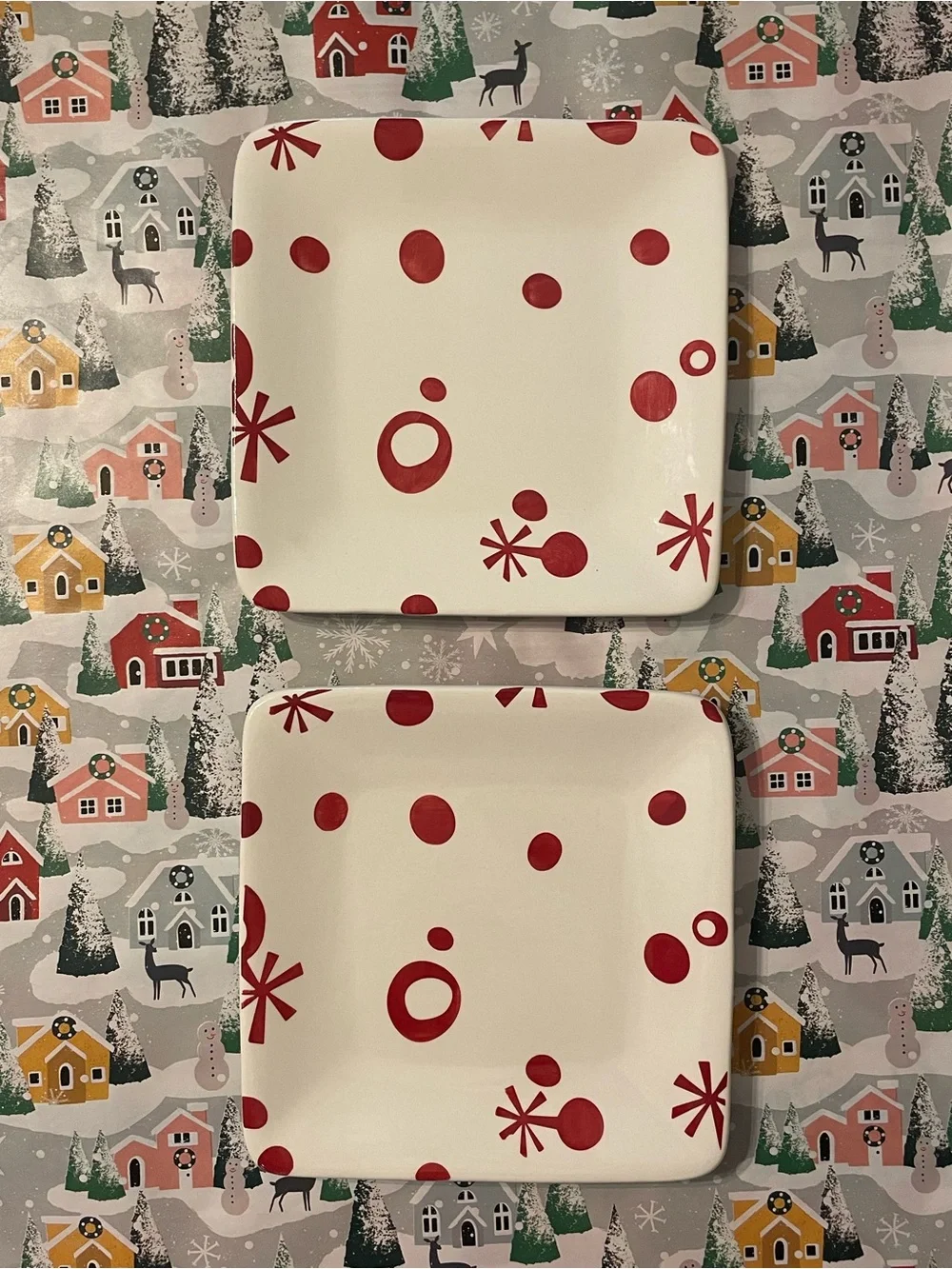 Pier 1 Set of 2 FLURRY Dessert Plates